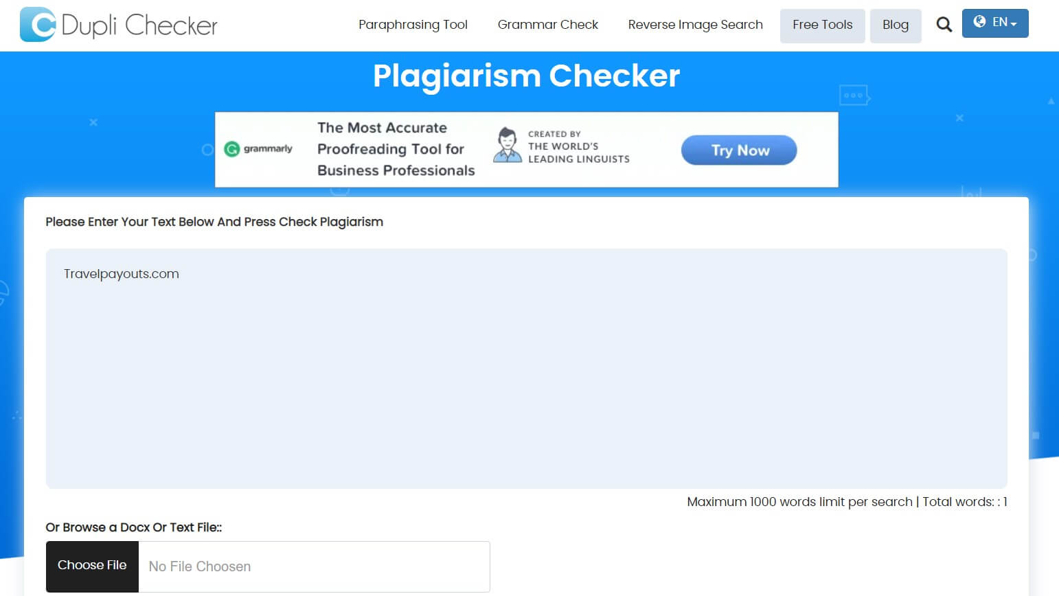 how do you check for plagiarism for free