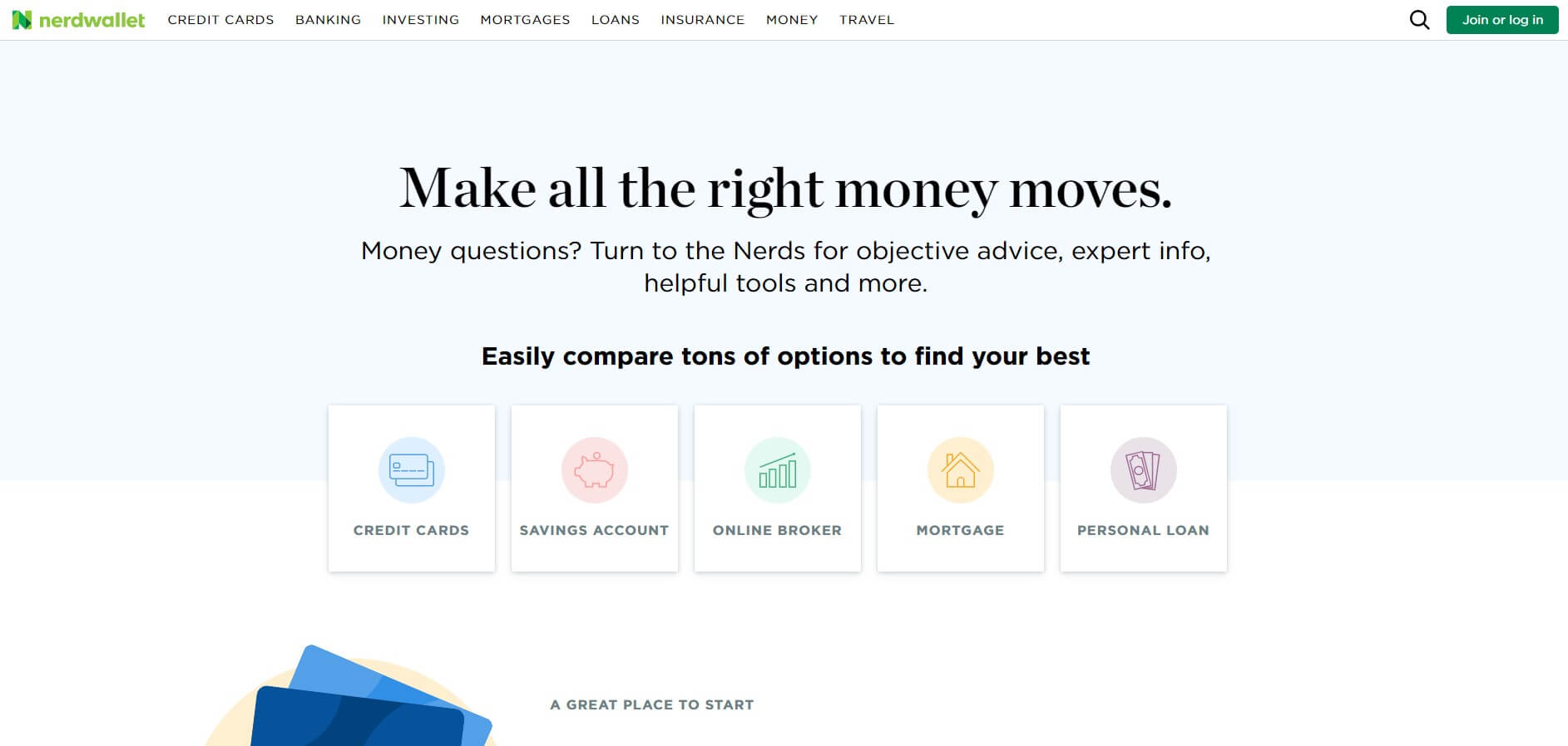Financial products: NerdWallet