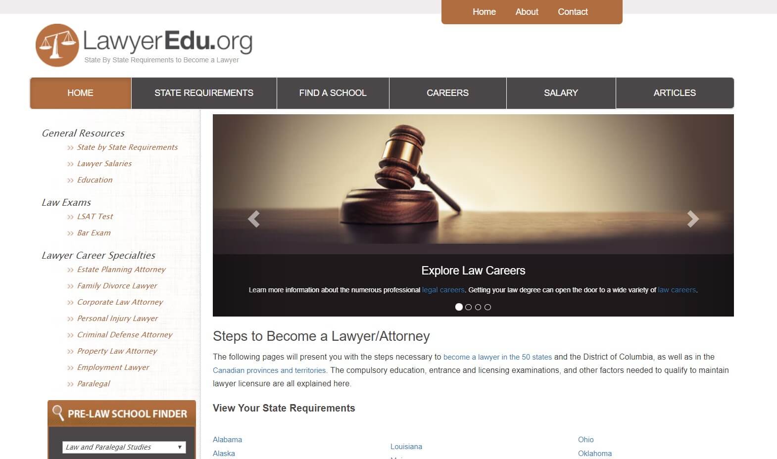 Law career: LawyerEdu.org