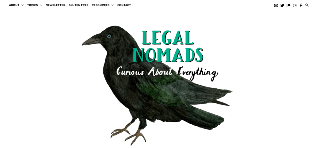 legal nomads travel blog main page