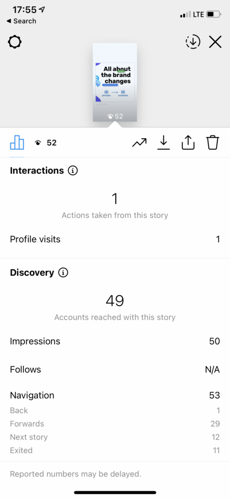 How to see hot sale insights on instagram story