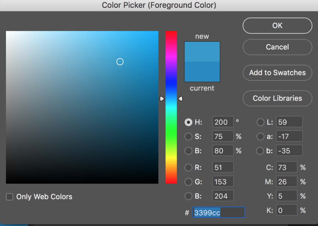 Color Picker by Photoshop