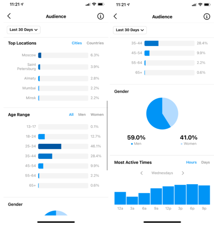Instagram Audience Insights