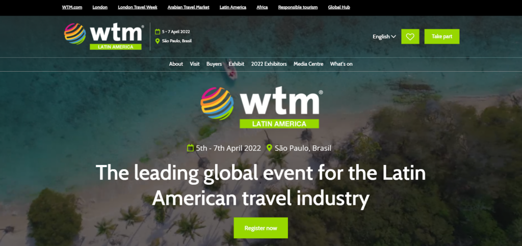 WTM Latin Ametica homepage screenshot