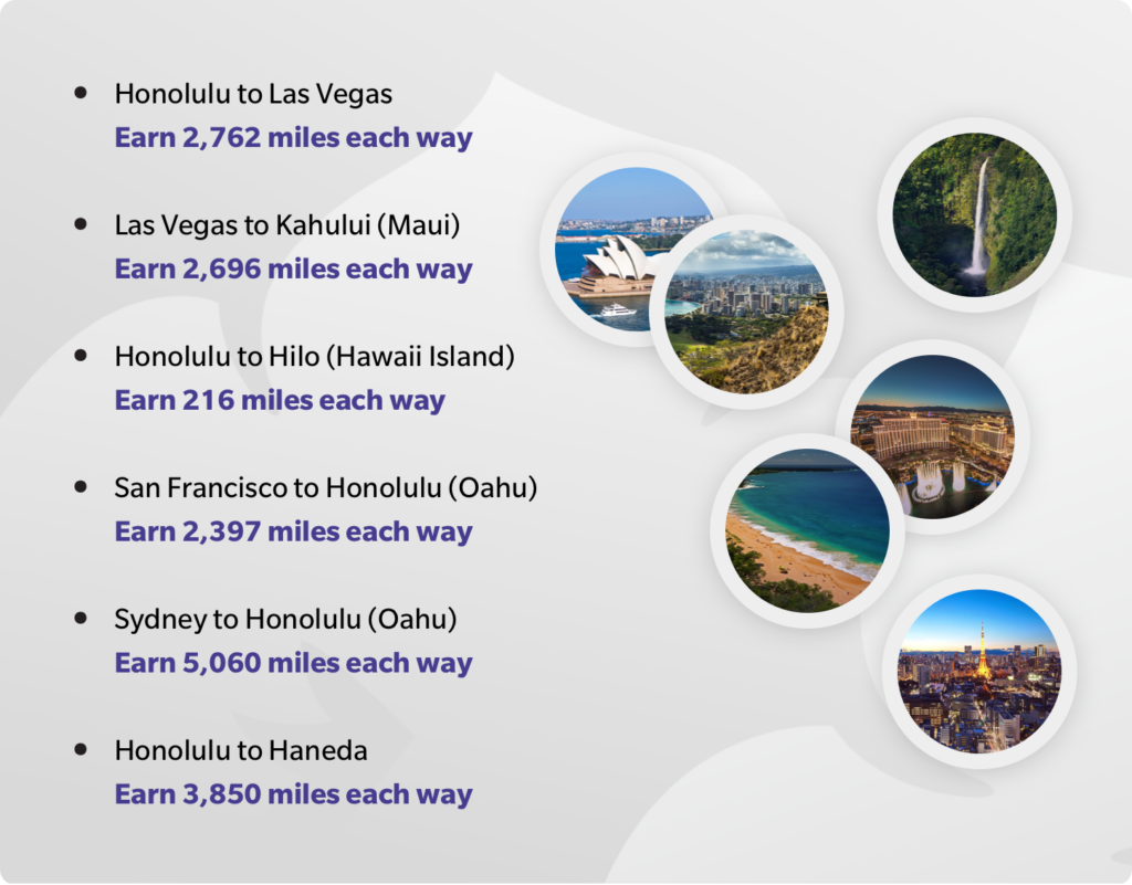 Earning miles with Hawaiian Airlines