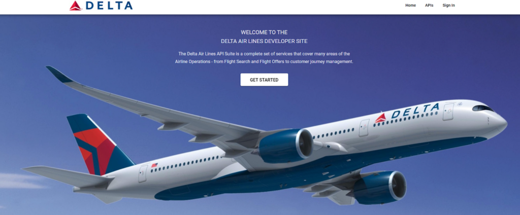 Delta Air Lines Developer Site