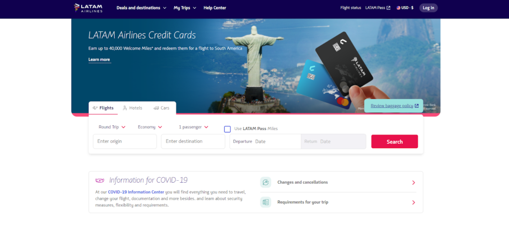 Latam Airlines Brasil Flights, Airline Tickets & Deals