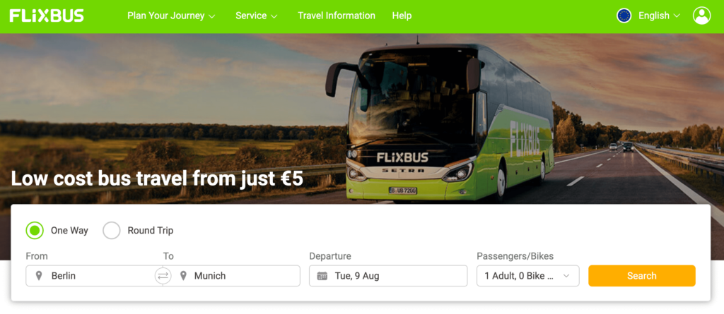 Flixbus affiliate program