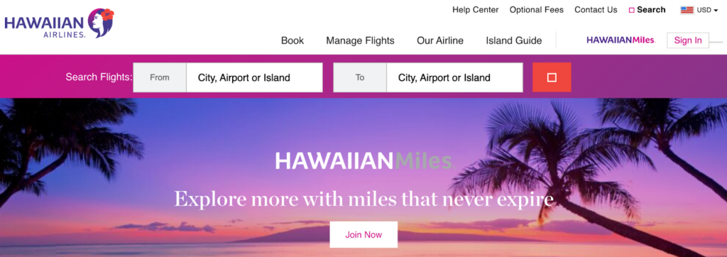 hawaiian airlines loyalty program HawaiianMiles