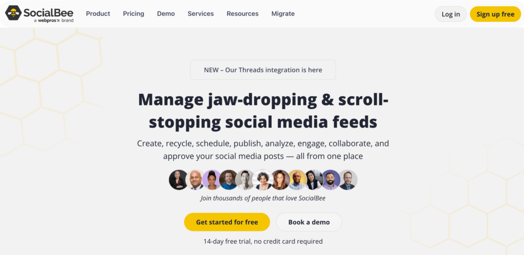 SocialBee social media scheduling service